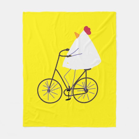 Couverture Polaire Poulet impertinent (Devant)