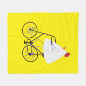 Couverture Polaire Poulet impertinent (Devant (Horizontal))
