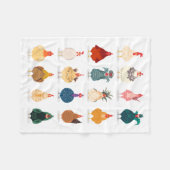 Couverture Polaire Poulet mou (Devant (Horizontal))