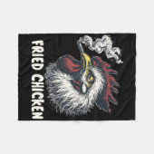 Couverture Polaire Poulet sauté fumant (Devant (Horizontal))