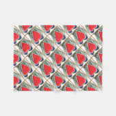 Couverture Polaire Poulets de jeu Valentine (Devant (Horizontal))