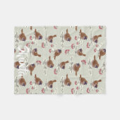 Couverture Polaire poupée de bébé Couchet de flottaison d'oiseaux de  (Devant (Horizontal))