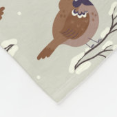 Couverture Polaire poupée de bébé Couchet de flottaison d'oiseaux de  (Coin)