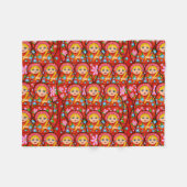 Couverture Polaire Poupée russe d'emboîtement - Matryoshka (Devant (Horizontal))