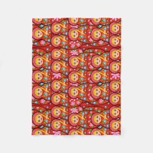 Couverture Polaire Poupée russe d'emboîtement - Matryoshka (Devant)