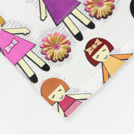 Couverture Polaire Poupées (Coin)