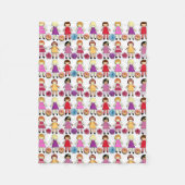 Couverture Polaire Poupées (Devant)