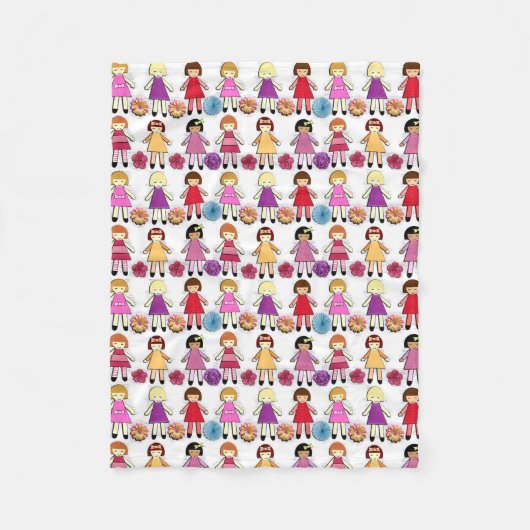 Couverture Polaire Poupées (Devant)