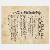 Couverture Polaire Pour appeler le sang vers le sang (Devant (Horizontal))