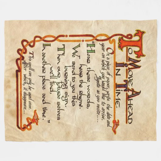 Couverture Polaire Pour Avancer Dans Le Temps (Devant (Horizontal))