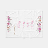 Couverture Polaire Pour cet enfant j'ai prié (Devant (Horizontal))