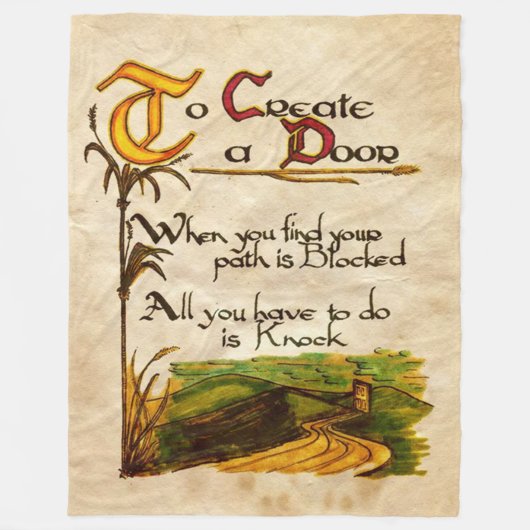 Couverture Polaire Pour Créer Une Porte (Devant)