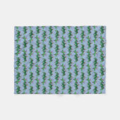 Couverture polaire pour fête de calopsitte (bleu c (Devant (Horizontal))