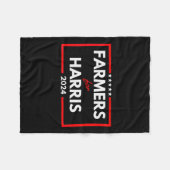 Couverture Polaire Pour Harris 2024 Election Vote Kamala (Devant (Horizontal))