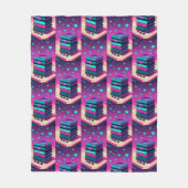 Couverture Polaire Pour L'Amour Des Livres Rose (Devant)