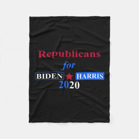 Couverture Polaire Pour l'équipe Biden Harris 2020 (Devant)
