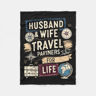 Couverture Polaire Pour les voyages de couple mari et femme