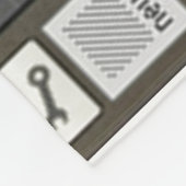 Couverture Polaire POUR l'OPÉRATEUR de JAMBON QUI FAIT couvrir TOUT (Coin)