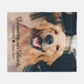 Couverture Polaire Pour toujours dans nos coeurs Photo commémorative (Devant (Horizontal))