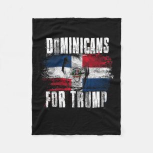 Couverture Polaire Pour Trump American Dominican Republic Patriotic