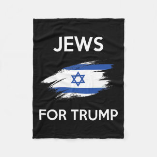 Couverture Polaire Pour Trump - Le juif soutient Trump Shirt