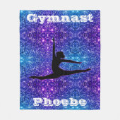 Couverture Polaire Pourcentage Sparkle Gymnastique Blanche polaire (Devant)