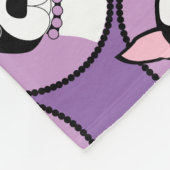 Couverture Polaire Pourpre de Boston Terrier (Coin)