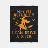 Couverture Polaire Pourquoi Oui En Fait Je Peux Conduire Un Bâton Hal (Devant)