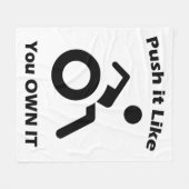 Couverture Polaire Poussez comme vous PROPRE IT avec fauteuil roulant (Devant (Horizontal))