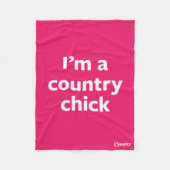 Couverture Polaire Poussin de pays (Devant)