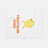 Couverture Polaire Poussin de triathlon (Devant (Horizontal))