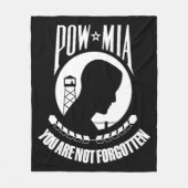 Couverture Polaire "POW MIA Fleece Blanket" (Devant)