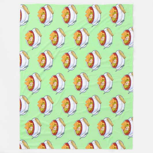 Couverture Polaire Pozole Rojo De Pollo (Devant)