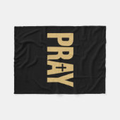 Couverture Polaire Pray The Word Pray On A Tee  (Devant (Horizontal))