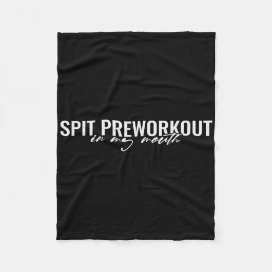 Couverture Polaire Pré-Exercice Dans Ma Bouche Amusante Gymnase Sarca (Devant)