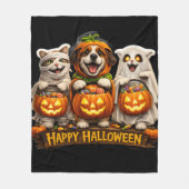 Couverture Polaire Pre-whimsical happy Halloween cozy fleece blanket (Devant)
