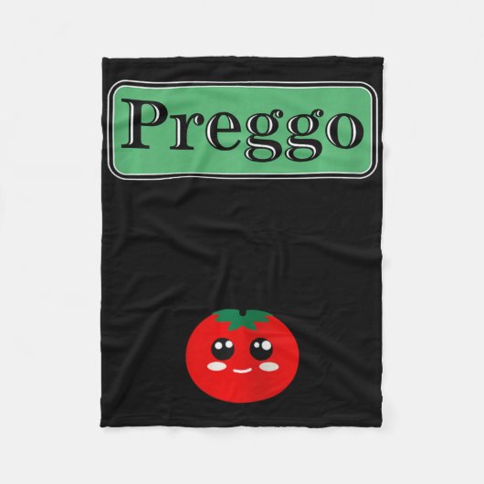 Couverture Polaire Preggo Sauce Funny Maternité Halloween Costume Tom (Devant)