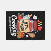 Couverture Polaire Preggo Sauce Pasta Pregnancy Announcement Funny 67 (Devant (Horizontal))