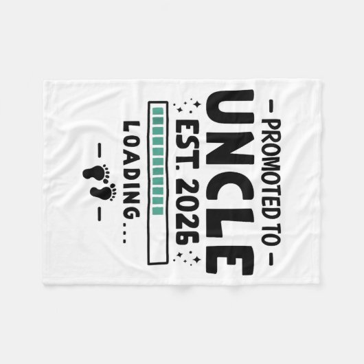 Couverture Polaire Pregnancy Announcement For Family Promoted To Uncl (Devant (Horizontal))