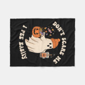 Couverture Polaire Pregnant Ghost Trick Or Treat Dress Lazy Halloween (Devant (Horizontal))