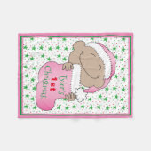 Couverture Polaire Premier Noël de bébé (Devant (Horizontal))