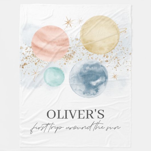 Couverture Polaire Premier Voyage Autour De L'Espace Soleil (Devant)