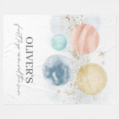 Couverture Polaire Premier Voyage Autour De L'Espace Soleil (Devant (Horizontal))