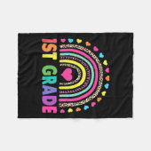 Couverture Polaire Première Classe Rainbow Girls Boys Teacher Team 1s (Devant (Horizontal))