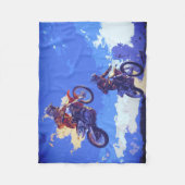 Couverture Polaire Prendre l'initiative - Motocross Racers (Devant)