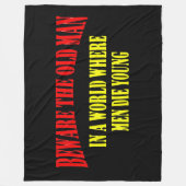 Couverture Polaire PRENEZ GARDE du VIEIL HOMME (Devant)