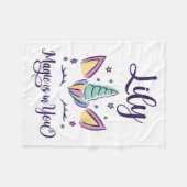 Couverture Polaire Prénom Lily D Lily  (Devant (Horizontal))