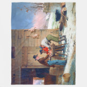 Couverture Polaire Préparer la dinde pour Noël Francis Edmonds (Devant)