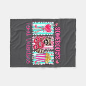 Couverture Polaire Preppy Somebody's Feral Valentine Raccoon Valentin (Devant (Horizontal))