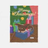 Couverture Polaire Présence de chiot (Devant)